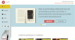 Desktop Screenshot of clubdeescritura.com