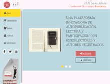 Tablet Screenshot of clubdeescritura.com